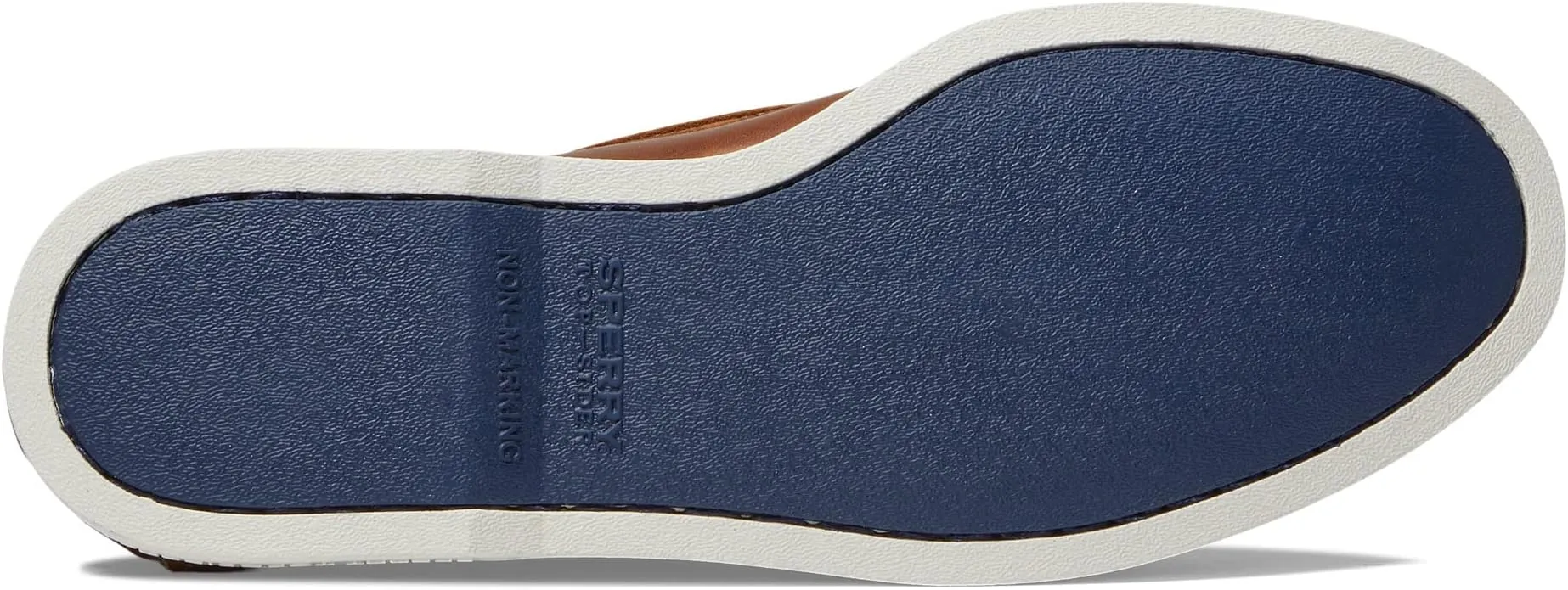 A/O 2-Eye Cross Lace Sperry Boat Shoes, Tan