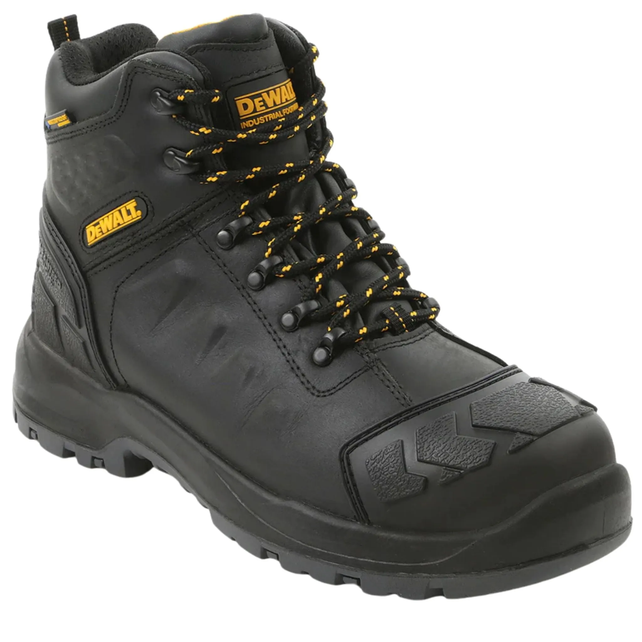 DEWALT Men's DXWP10051 Hadley Black Buffalo Waterproof Steel Safety Toe Work Boots (EXTRA WIDE)