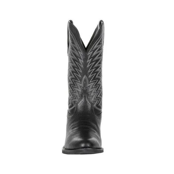 Durango Rebel Men's Frontier Black Western R-Toe Boot DDB0241