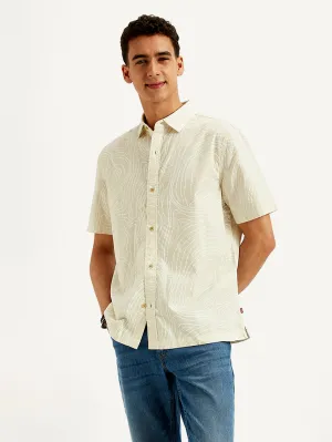 Men's Abstract Relaxed Fit Shirt