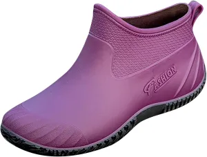 Rain Boots Women Platform Mens Grounded Footwear Chunky Heel Ankle Booties Heels Barefoot Shoes Women's Mid Calf Rain Boots Waterproof Lightweight Knee High Boots