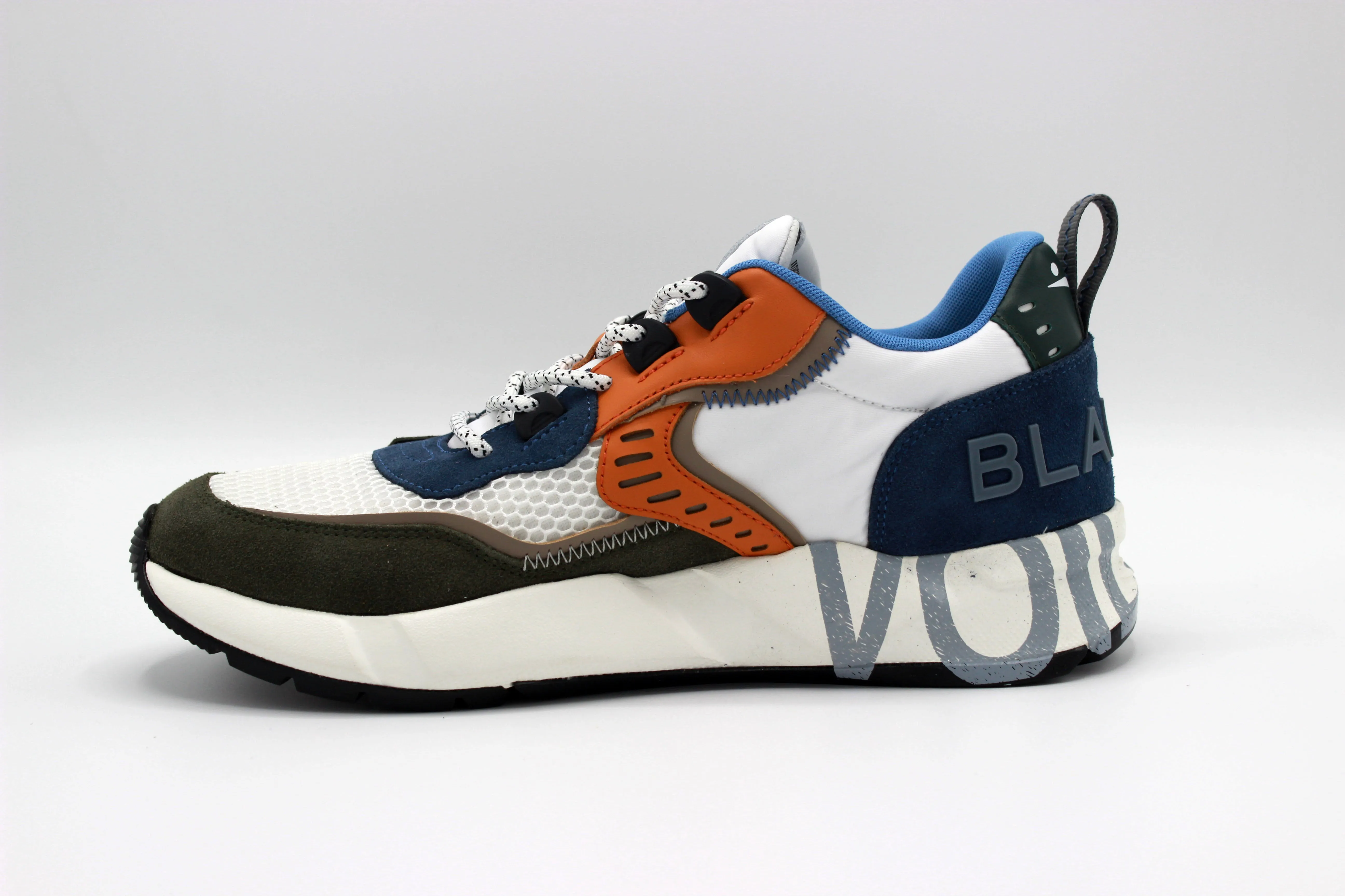 VOILE BLANCHE Club01 suede nylongreen white orange